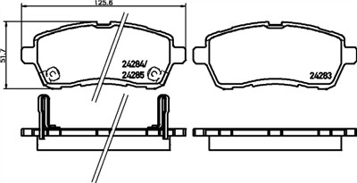 HELLA 8DB 355 014-001 Číslo výrobce: 24283. EAN: 4082300358315.