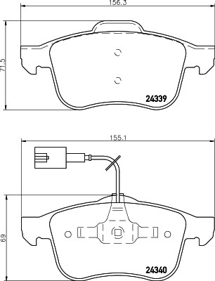 HELLA 8DB 355 006-901 Číslo výrobce: 24339. EAN: 4082300351217.
