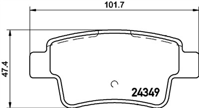 HELLA 8DB 355 012-391 Číslo výrobce: 24349. EAN: 4082300356700.