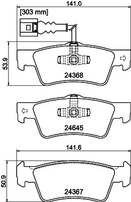 HELLA 8DB 355 013-841 Číslo výrobce: 24367. EAN: 4082300358155.