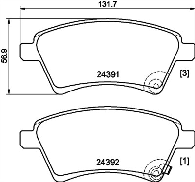 HELLA 8DB 355 012-511 Číslo výrobce: 24391. EAN: 4082300356823.