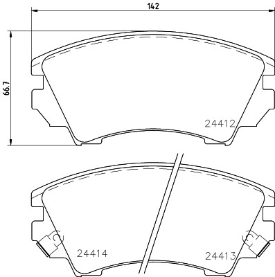 HELLA 8DB 355 013-041 Číslo výrobce: 24412. EAN: 4082300357356.