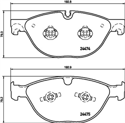 HELLA 8DB 355 015-701 Číslo výrobce: 24474. EAN: 4082300360011.