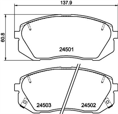 HELLA 8DB 355 012-961 Číslo výrobce: 24501. EAN: 4082300357271.