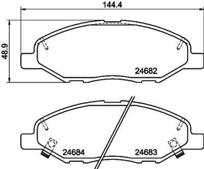 HELLA 8DB 355 014-371 Číslo výrobce: 24682. EAN: 4082300358681.