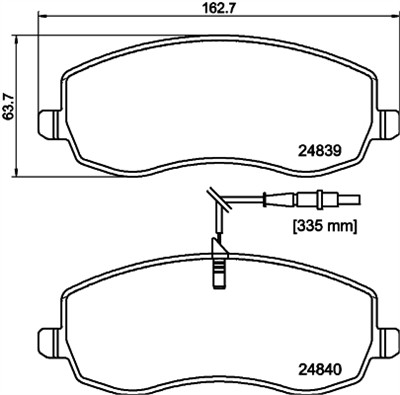 HELLA 8DB 355 013-871 Číslo výrobce: 24839. EAN: 4082300358186.