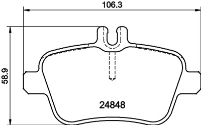 HELLA 8DB 355 032-061 Číslo výrobce: 24848. EAN: 4082300690545.
