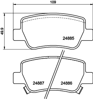 HELLA 8DB 355 014-641 Číslo výrobce: 24885. EAN: 4082300358957.