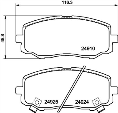 HELLA 8DB 355 014-901 Číslo výrobce: 24910. EAN: 4082300359213.