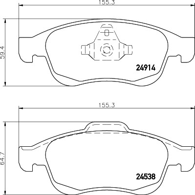 HELLA 8DB 355 014-791 Číslo výrobce: 24538. EAN: 4082300359107.