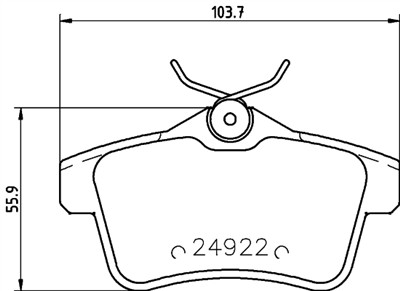HELLA 8DB 355 014-531 Číslo výrobce: 24922. EAN: 4082300358841.