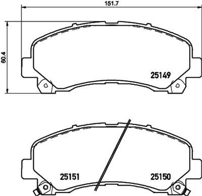 HELLA 8DB 355 020-171 Číslo výrobce: 25149. EAN: 4082300475777.
