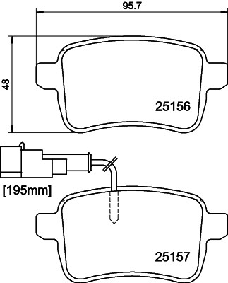 HELLA 8DB 355 015-541 Číslo výrobce: 25156. EAN: 4082300359855.