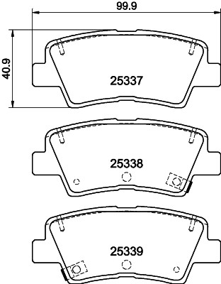 HELLA 8DB 355 031-821 Číslo výrobce: 25337. EAN: 4082300690309.