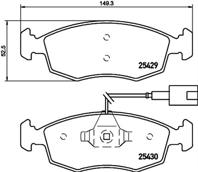 HELLA 8DB 355 019-651 Číslo výrobce: 25429. EAN: 4082300403466.