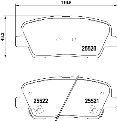 HELLA 8DB 355 023-041 Číslo výrobce: 25520. EAN: 4082300597936.