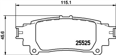 HELLA 8DB 355 020-001 Číslo výrobce: 25525. EAN: 4082300403817.