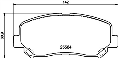 HELLA 8DB 355 020-511 Číslo výrobce: 25564. EAN: 4082300492163.