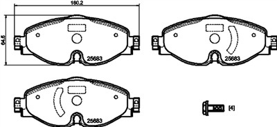 HELLA 8DB 355 023-171 Číslo výrobce: 25683. EAN: 4082300598063.