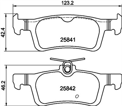 HELLA 8DB 355 031-761 Číslo výrobce: 25841. EAN: 4082300690248.