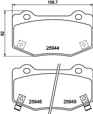 HELLA 8DB 355 043-851 Číslo výrobce: 25944. EAN: 4082300810233.