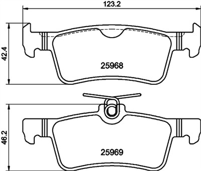 HELLA 8DB 355 021-701 Číslo výrobce: 25968. EAN: 4082300493351.