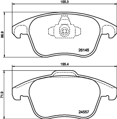 HELLA 8DB 355 040-141 Číslo výrobce: 24557. EAN: 4082300732061.