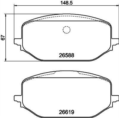 HELLA 8DB 355 044-291 Číslo výrobce: 26588.