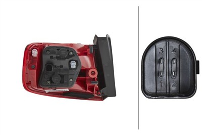 HELLA 2VA 009 686-121 Číslo výrobce: E1 2368. EAN: 4082300311860.