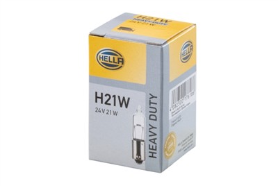 HELLA 8GH 008 417-012 Číslo výrobce: H21W. EAN: 4082300176186.