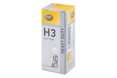 HELLA 8GH 178 555-241 Číslo výrobce: H3 24V. EAN: 4082300286991.