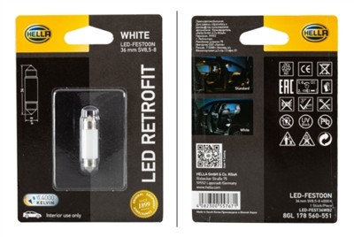 HELLA 8GL 178 560-551 Číslo výrobce: LED RETROFIT. EAN: 4082300557671.