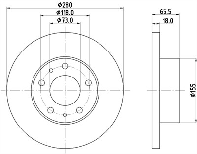HELLA 8DD 355 104-391 Číslo výrobce: 50616PRO. EAN: 4082300369052.