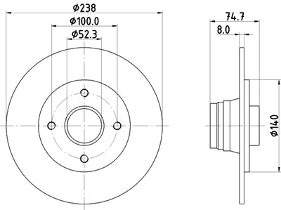 HELLA 8DD 355 105-271 Číslo výrobce: 52817. EAN: 4082300369939.
