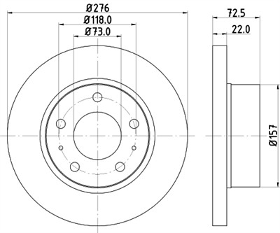 HELLA 8DD 355 107-401 Číslo výrobce: 54046. EAN: 4082300372069.