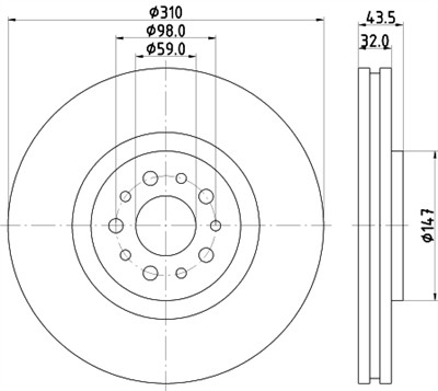 HELLA 8DD 355 109-131 Číslo výrobce: 54181. EAN: 4082300373790.