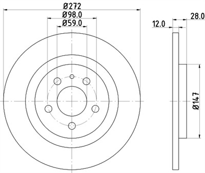 HELLA 8DD 355 109-151 Číslo výrobce: 54182PRO. EAN: 4082300373813.