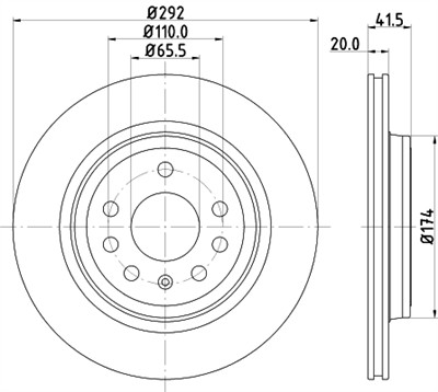 HELLA 8DD 355 109-191 Číslo výrobce: 54184PRO. EAN: 4082300373851.