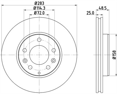 HELLA 8DD 355 110-361 Číslo výrobce: 54255PRO. EAN: 4082300375022.