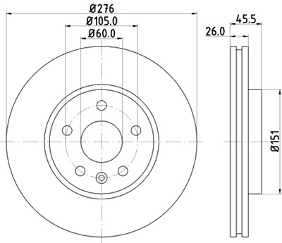 HELLA 8DD 355 116-351 Číslo výrobce: 54989PRO. EAN: 4082300381016.