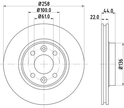 HELLA 8DD 355 119-461 Číslo výrobce: 55552PRO. EAN: 4082300512489.