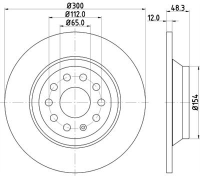 HELLA 8DD 355 119-481 Číslo výrobce: 55554PRO. EAN: 4082300512502.