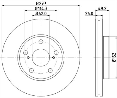 HELLA 8DD 355 119-661 Číslo výrobce: 55577PRO. EAN: 4082300512687.