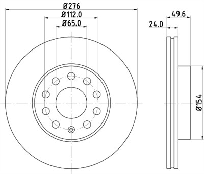 HELLA 8DD 355 122-721 Číslo výrobce: 55719PRO. EAN: 4082300602432.