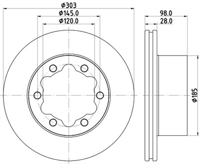 HELLA 8DD 355 129-991 Číslo výrobce: 55953PRO. EAN: 4082300733815.