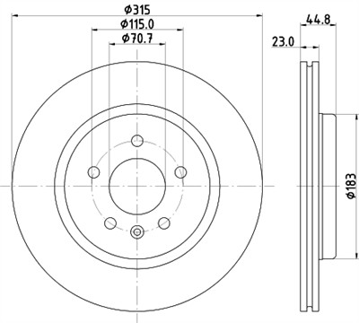 HELLA 8DD 355 132-181 Číslo výrobce: 56056PRO. EAN: 4082300736007.