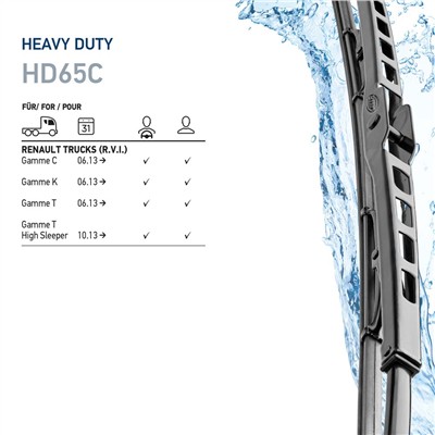 HELLA 9XW 184 107-262 Číslo výrobce: HD65C. EAN: 4082300808209.
