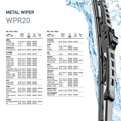 HELLA 9XW 190 253-201 Číslo výrobce: WPR20. EAN: 4082300331868.