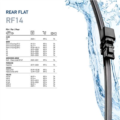 HELLA 9XW 358 179-141 Číslo výrobce: RF14. EAN: 4082300809039.