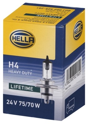 HELLA 8GJ 002 525-281 Číslo výrobce: H4. EAN: 4082300021820.